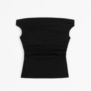 NWT Abercrombie Off the Shoulder Tailored Drapey Top